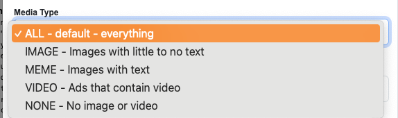 Nové funkce v META Ads transparency datech 2025-01