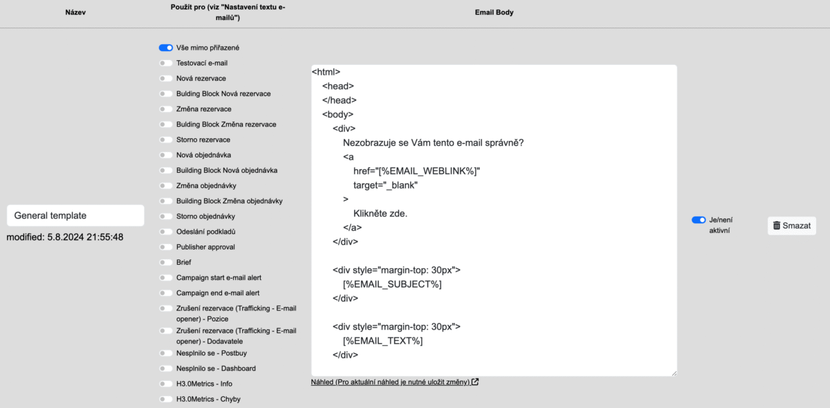 Krásné e-maily z H3.0